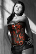 Photo: corset rouge corset rouge