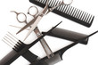 Foto: set of combs and scissors, hairstyle accessories set of combs and scissors, hairstyle accessories
