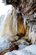 Frozen waterfall