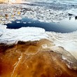 Frozen river