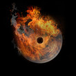 vinyl in fire, very hot vinyl in fire, very hot