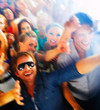 A group of young people enjoying a concert