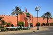one of the Royal Palace gates in Marrakech, Morroco one of the Royal Palace gates in Marrakech, Morroco