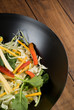 Stir fry in wok Stir fry in wok