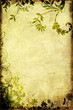 Grungy floral background