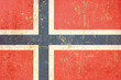 flag of norway grunge