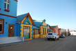 Häuser der Bergstrasse in Lüderitz - Namibia Häuser der Bergstrasse in Lüderitz - Namibia