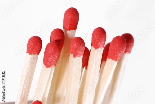 Photo: Matches in close-up Matches in close-up