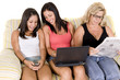 beautiful woman family
