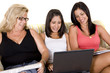 beautiful woman family