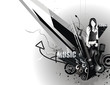 Music vector composition Music vector composition