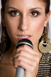 Closeup of Singing Teenager
