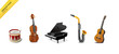 Classical music instruments