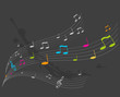 Colorful abstract illustration. Vector