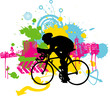 cycliste dans la ville