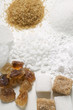 various types of sugar (detail)