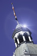 Historic Building with Sun Flare