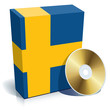 Swedish software box and CD Swedish software box and CD