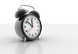 Retro alarm clock. Digitally generated image.