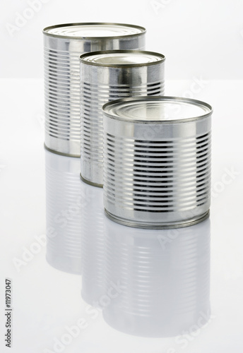 Photo: three food tins three food tins