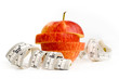 Apfel mit Maßband