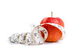 Apfel mit Maßband