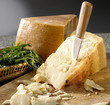 parmesan with a cheese knife