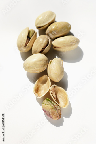 Photo: pistachios in their shells pistachios in their shells