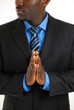 Business man praying Business man praying