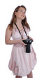 Foto, Fotograf Fotografin Kamera schauen überlegen