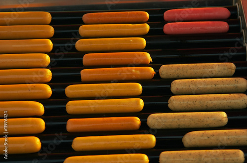 Photo: hot dog sausages hot dog sausages