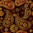 Paisley seamless background