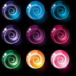 Set of shiny candy