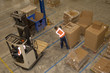 Photo: Two warehouse workers with pallets Two warehouse workers with pallets