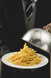 chips on plate with dome cover