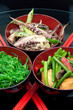 asian style appetizer bowls. asian style appetizer bowls.