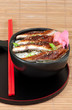 Unagi, grilled eel with rice, traditional japanese cuisine Unagi, grilled eel with rice, traditional japanese cuisine