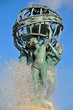 Fontaine et globe
