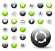 Glossy Icon Set for Web Applications - Vector Glossy Icon Set for Web Applications - Vector