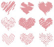 Mosaic hearts