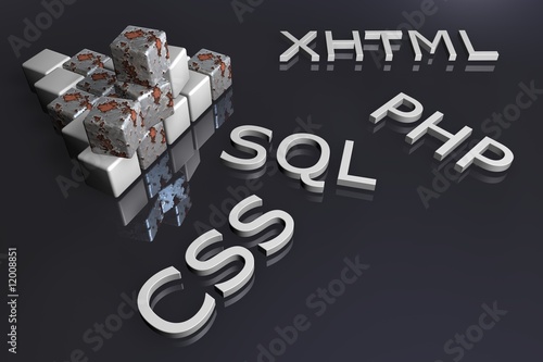 Webdesign - XHTML, CSS, SQL, PHP -  3D