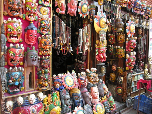 Photo : Masks, Kathmandu 2 Masks, Kathmandu 2