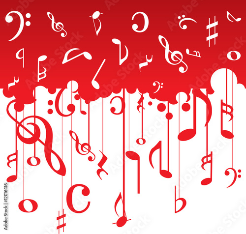 musical notes vector. music notes vector. music
