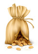 cracked sack wired by rope with wheat corn cracked sack wired by rope with wheat corn