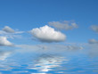 Illustration: Wolken über dem Meer Wolken über dem Meer