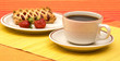 breakfast and coffee