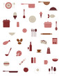 Food and kitchenware icons