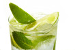 Mint, lime ice vodka