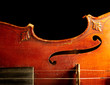 Part of vintage violin Part of vintage violin