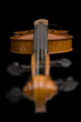 Violin with focus on the bridge Violin with focus on the bridge